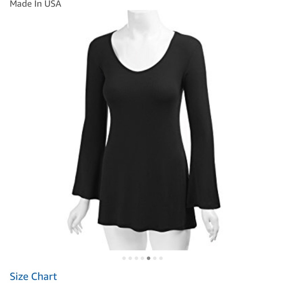 Ladies black tunic